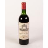 SINGLE BOTTLE of 1962 Grand Vin de Leoville Saint-Julien-Medoc chateau bottle red wine