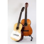 COLLINS ?HANDCRAFTED? SIX STRING ACOUSTIC GUITAR, model number: CC120, together with a VITTORO 575