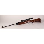 GERMAN LATE 20th CENTURY WEIHRAUCH .177 (4.5mm) AIR RIFLE, HW 25L No 1544533, the action primed by