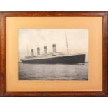 CIRCA 1920's PHOTO IMAGE OF TITANIC, text within image RMS Titanic 11092 Stuart copyright -