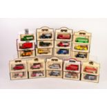 THIRTY TWO MINT AND BOXED LLEDO DAYS GONE VINTAGE CARS, VANS etc in typical good boxes (32)