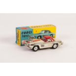 CORGI TOYS BOXED GLIDAMATIC MERCEDES BENZ 300SL HARD TOP ROADSTER almost mint model No 3045 red