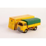 FRENCH DINKY TOYS BOXED CAMION BACHE GAK BERLIET (covered wagon) yellow with green cover minor chips