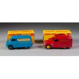 TWO BOXED DINKY COMMERCIAL VEHICLES No 471 Nestle Austin van and No 481 Ovaltine Bedford 10