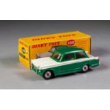 BOXED DINKY No 189 Triumph Herald with independent suspension, transparent windows in green and