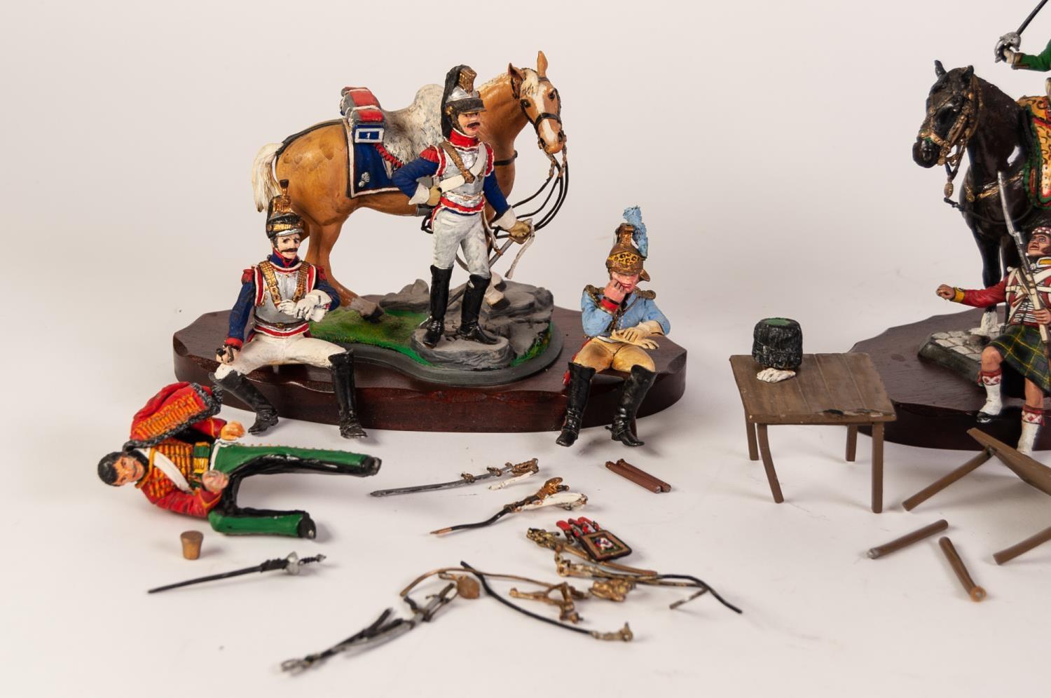 SELECTION OF MODERN 'POSTE MILITAIRE' HAND-PAINTED CAST METAL MILITARY FIGURES, mainly relating to - Image 4 of 5
