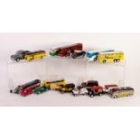 EIGHT UNBOXED DIE CAST TOY COACHES VARIOUS, all with pull back and go action. TOGEHTER WITH 26