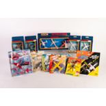 NINE MATCHBOX 'SKYBUSTERS' MINT AND BOXED DIE CAST MODEL AIRCRAFT, both civil and military and BOXED