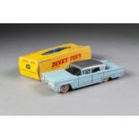 BOXED FRENCH DINKY No 532 Lincoln Premier with windows, light blue, silver roof, convex steel