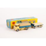 CORGI TOYS BOXED GIFT SET No 11 ERF DROPSIDE LORRY AND PLATFORM TRAILER WITH CEMENT AND PLANK