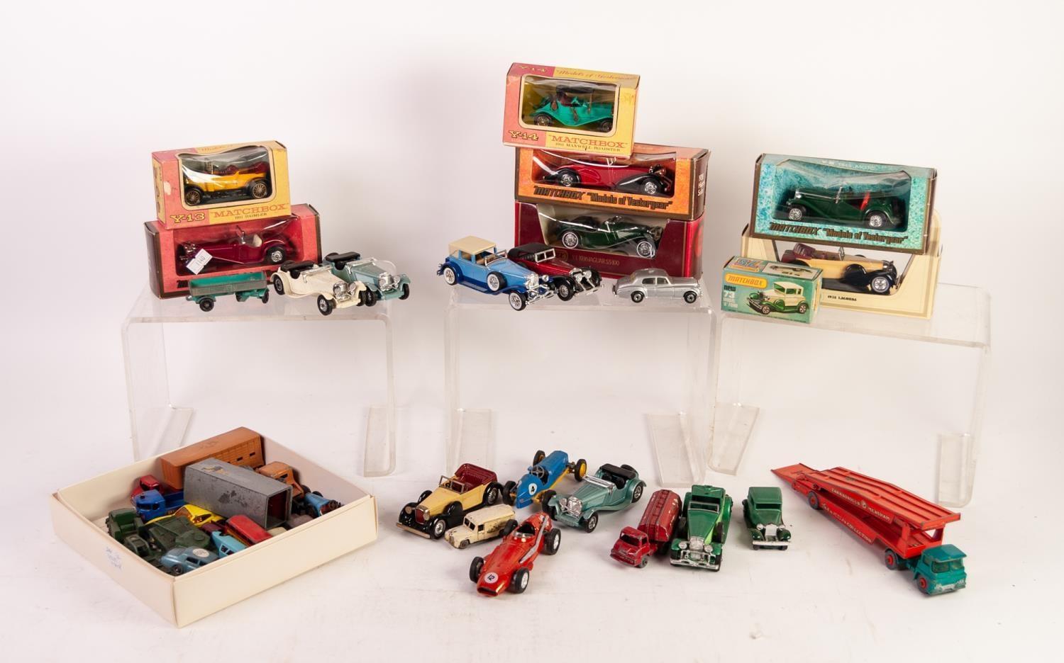 Quantity of boxed/unboxed MATCHBOX TOYS various, including Regular Wheels, Models of Yestertear