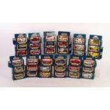 LARGE COLLECTION OF MATCHBOX MINT AND BOXED DIER CAST VEHICLES, 86 INDIVIDUALLY BOXED ITEMS, in dark