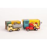 CORGI TOYS BOXED LAND ROVER BREAKDOWN TRUCK model No 417 yellow and red, minor chips but lacks