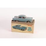 BOXED TRI-ANG PLASTIC BATTERY OPERATED MODEL FORD ZEPHYR 1/20 SCALE 9" (23) LONG