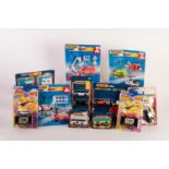 SELECTION OF MATCHBOX DIE CAST MODEL VEHICLES, card mounted and blister packed, 57 vehicles in 45