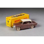 BOXED FRENCH DINKY No 531 Fiat 1200 'Grande Vue' brown, cream roof, convex steel hubs, white tyres