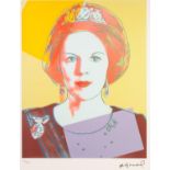 ANDY WARHOL LIMITED EDITION COLOUR PRINT ON ARCHES PAPER, with facsimile signature numbered 20/100