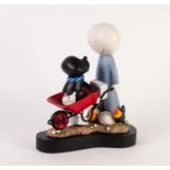 DOUG HYDE (b.1972) LIMITED EDITION MIXED MEDIA SCULPTURE ?Daisy Trail?, (297/595) Unsigned 11 ¼? (