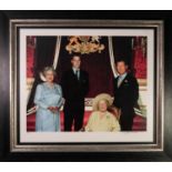 JOHN SWANNELL (Modern) ARTIST SIGNED LIMITED EDITION PHOTOGRAPHIC COLOUR PRINT 'The Royal Family'