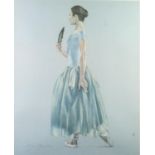 PHILIP MENINSKY ARTIST SIGNED COLOUR PRINT, ARTIST'S PROOF 'Ballerina' 17" x 13 3/4" (43 x 35cm)