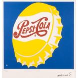 ANDY WARHOL LIMITED EDITION COLOUR PRINT ON ARCHES PAPER, with facsimile signature numbered 41/100