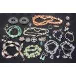 A good collection Art Deco silver and other jewellery