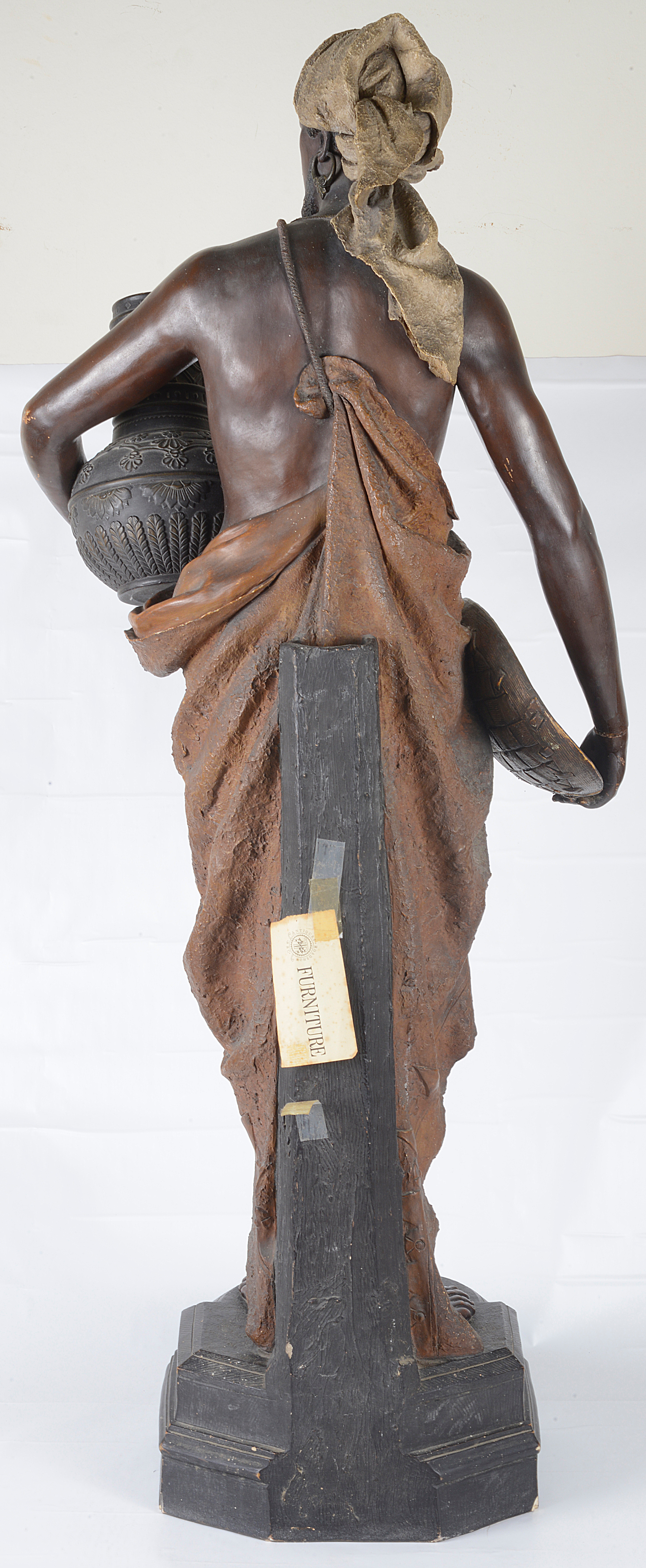 An Austrian terracotta figure by Johann Maresch in Goldscheider style, late 19th/early 20th century - Image 2 of 3