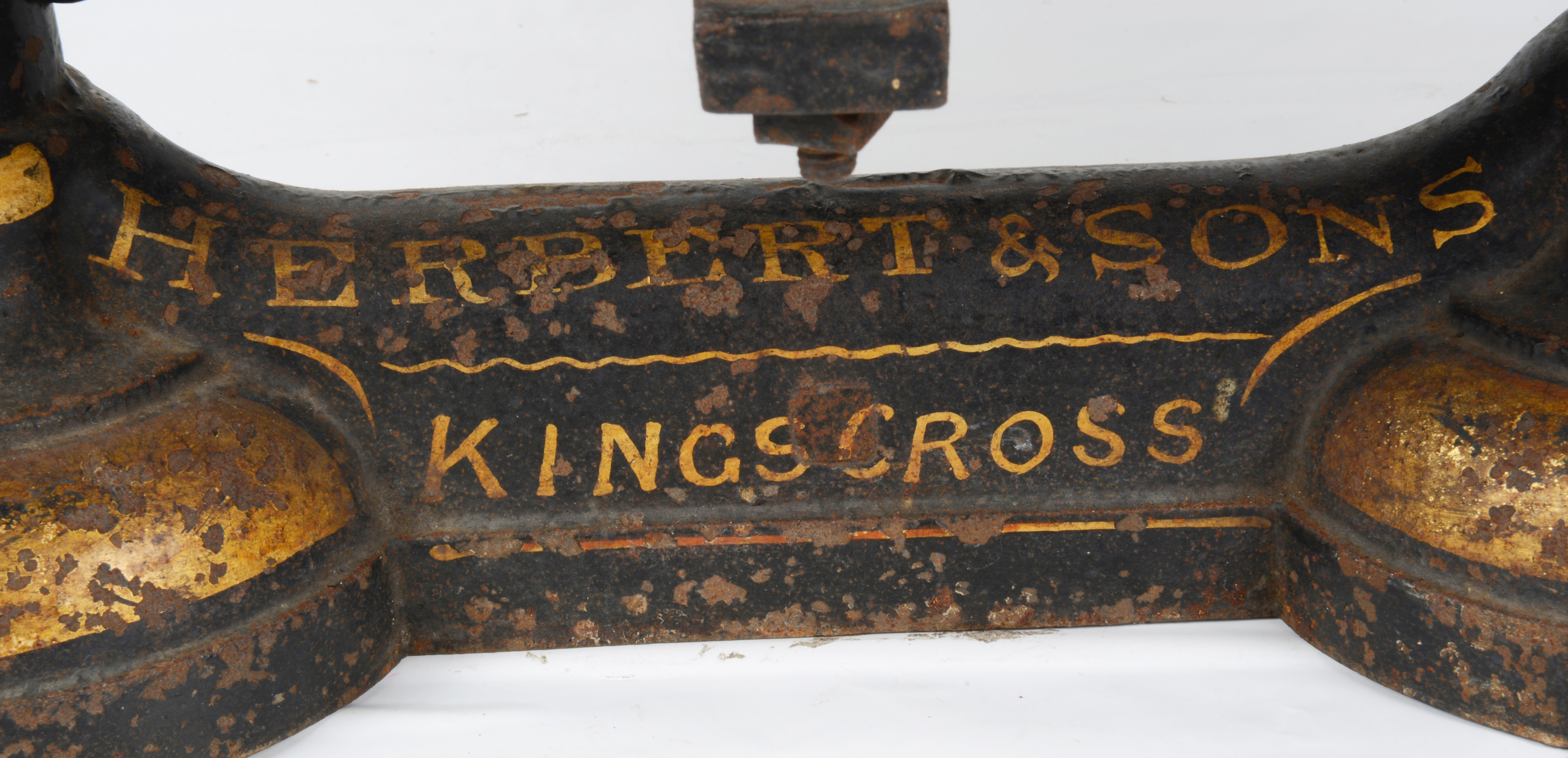 A Herbert & Sons Kings Cross shop counter scales and another - Image 3 of 6