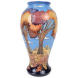 A Moorcroft 'Wanderers Sky' vase by Emma Bossons, c2003