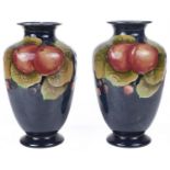 A pair of Shelley 'Pomegranate' pattern vases, c1928