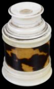 A 1 1/4-inch nineteenth century ivory monocular