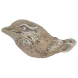 An unusual Martin Brothers style stoneware model of a grotesque bird