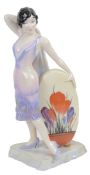 A Carlton Ware limited edition figure 'Clarice Cliff - The Sunshine Girl'