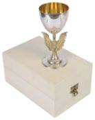 A Modern silver goblet commemorating the 300th Anniversary of St Paul's Cathedral by Aurum