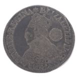 A Elizabeth I 1562 silver six pence coin