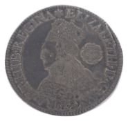 A Elizabeth I 1562 silver six pence coin