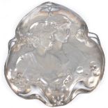 A WMF Art Nouveau silver plated tray