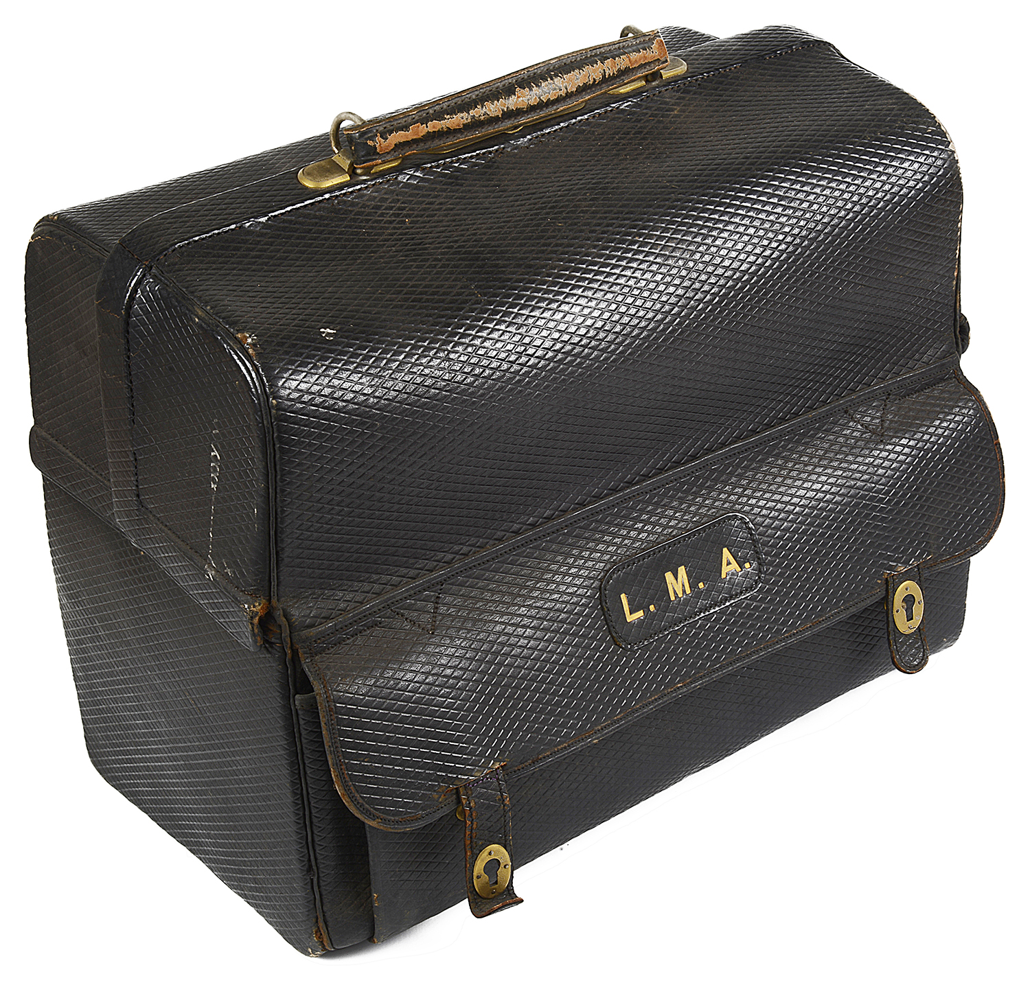 A Mappin & Webb fitted leather travel case,