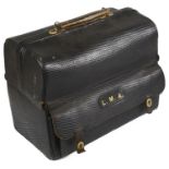 A Mappin & Webb fitted leather travel case,
