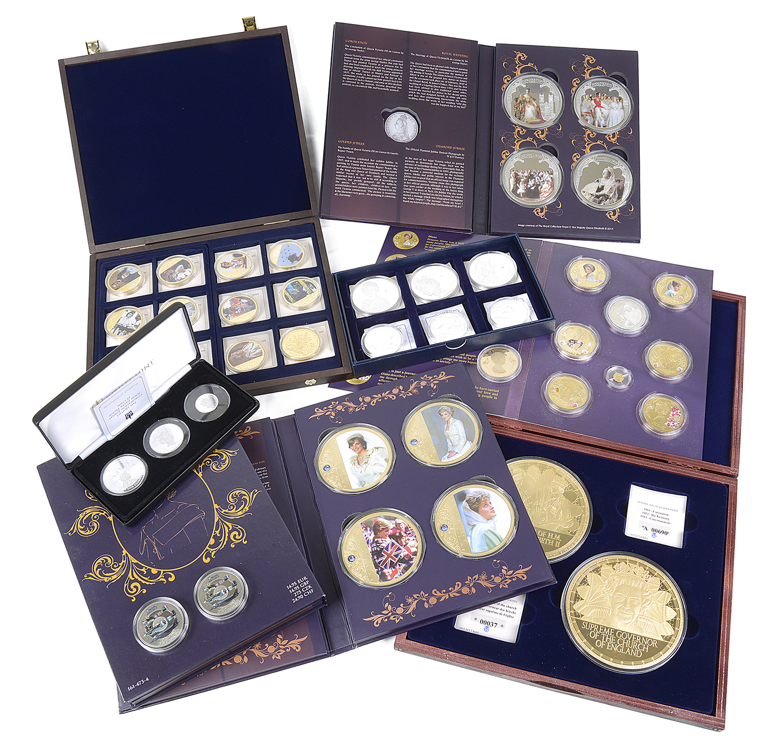 A collection of Commemorative Coinage