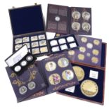 A collection of Commemorative Coinage