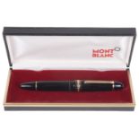 A boxed Mont Blanc Meisterstuck fountain pen
