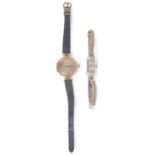 A 15ct gold ladies wristwatch