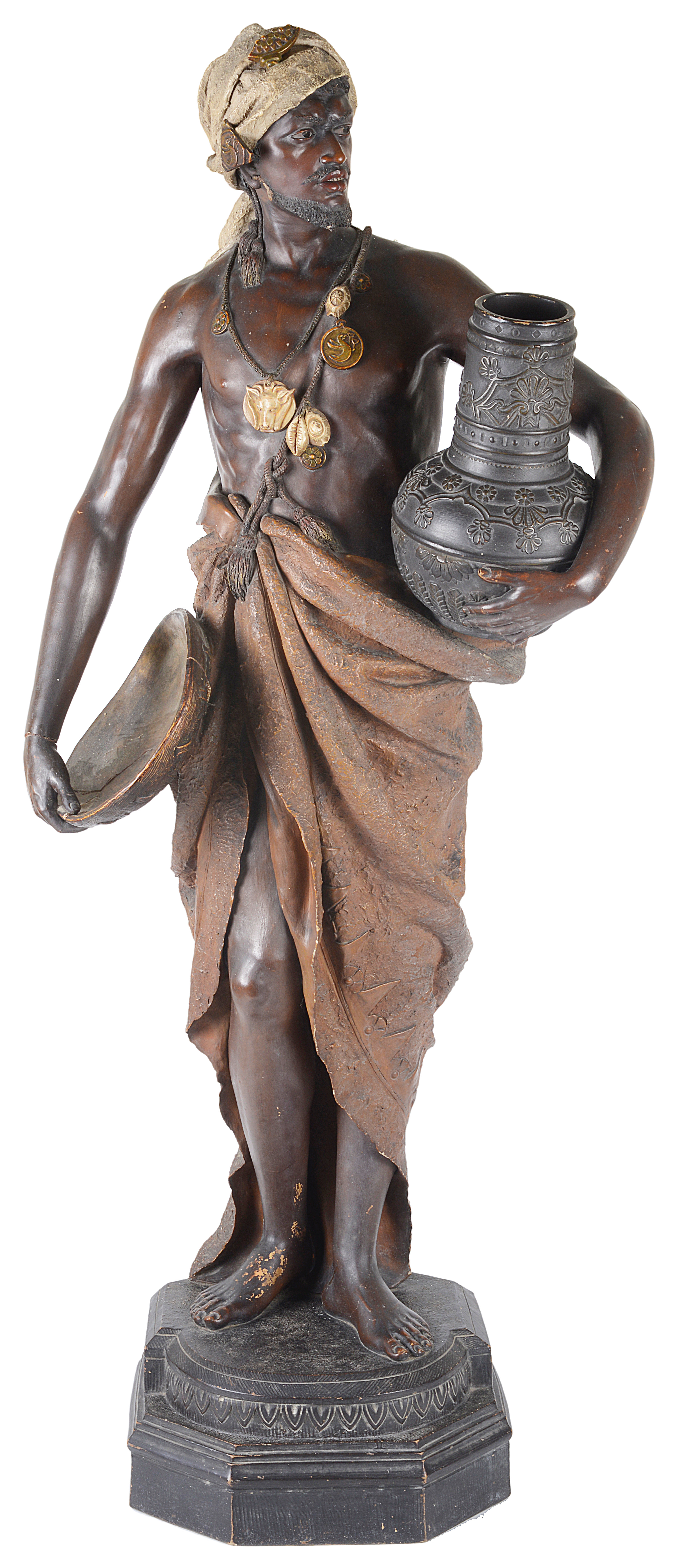 An Austrian terracotta figure by Johann Maresch in Goldscheider style, late 19th/early 20th century