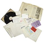 Archive of The Women’s Social Political Union (WSPU), incl. documents signed by Emmeline Pankhurst