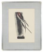 Toko Shinoda (Japanese, b. 1913) 'Flame', Artist's Proof, lithograph