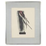 Toko Shinoda (Japanese, b. 1913) 'Flame', Artist's Proof, lithograph