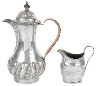 An Edwardian silver coffee pot, Sheffield 1910 by Joseph Rodgers & Sons Ltd