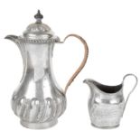 An Edwardian silver coffee pot, Sheffield 1910 by Joseph Rodgers & Sons Ltd