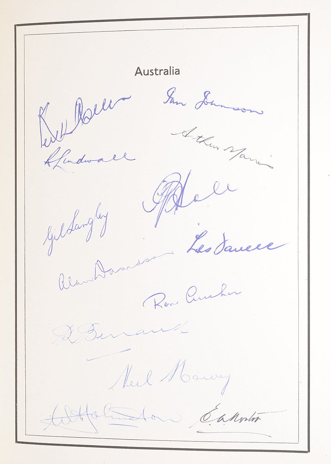 A 1950s autograph book of seventeen County cricket teams and England, Australia and Pakistan teams - Image 3 of 6